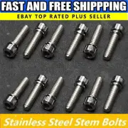 200x Stainless Steel STEM BOLTS MTB Road Hybrid BMX Bikes Cycles M5 5mm x 18mm