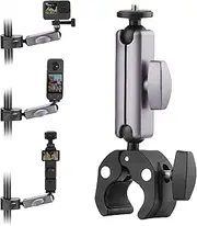BRDRC Pocket 3 Camera Bike Mount Clamp Motorcycle Handle Holder Aluminum for Insta360 X5 X4 X3 Ace Pro Go 3S, for DJI Osmo Pocket 3 2 Mobile 7P Action 5 Pro 4 3, for GoPro Max Hero Mini Accessories