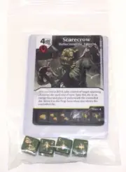 DC Dice Masters World's Finest * SCARECROW * Set RARE Uncommon CUR NEW + 4 Dice