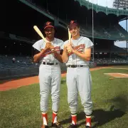 Frank & Brooks Robinson 1966 1 Baltimore Orioles Baseball Old Photo