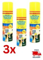 Mosquito Fly Dter Repellant Outdoor Fogger With Citronella David Gray 400g Midge