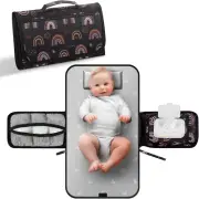 Baby Changing Mat, Multipurpose Waterproof Wipeable Diaper Pad, Portable Diaper