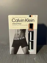 Calvin Klein Men’s Medium Intense Power Microfiber Stretch Boxer Briefs 3 Pack