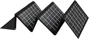 Solar Panel Folding Bag, Foldable Solar Panel Charging Bag, Dual USB+DC Output Solar Charger, Portable Outdoor Power Supply, for Hiking Climbing Camping Picnic (50W)