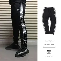 在飛比找蝦皮商城優惠-Adidas SST Track Pant 黑 白 三葉草 