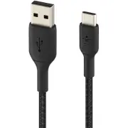 Belkin BoostCharge 1m Braided Lightning to USB-A Cable MFi certified (Black)