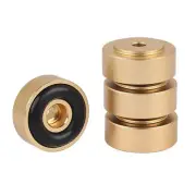 4pcs 20x8mm Aluminum Isolation Feet Stand For CD Turntable Radio AMP Amplifier