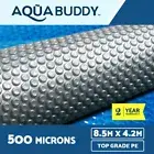 LDPE 500 Micron 8.5M X 4.2M Solar Pool Cover Swimming bubble Blanket 3Y Wrt