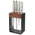100% Genuine! FURI Pro Limited Edition Black Knife Block Set 5 Piece! RRP $399!