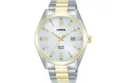 Lorus RX336AX9 White Dial Gold Stainless Steel Unisex Watch