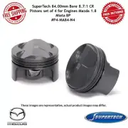 SuperTech 84.00mm Bore 8.7:1 CR Pistons set of 4 for Engines Mazda 1.8 Miata BP