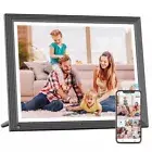 Digital Picture Frame 15 inch - Large WiFi Smart Photo Frame with HD Wide Ang...