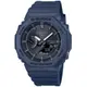 CASIO卡西歐 G-SHOCK 復古八角太陽能x藍牙連線橡樹雙顯腕錶-酷藍 45.4mm(GA-B2100-2A)