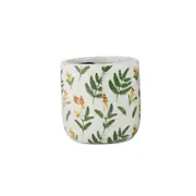 Wattle Ceramic Pot Green/Yellow 12.5cm