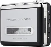 Reshow Cassette Player – Portable Tape Player Captures MP3 Audio Music via USB – Compatible with Laptops and Personal Computers – Convert Walkman Tape Cassettes to iPod Format