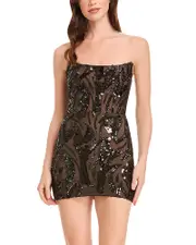Dress the Population Jen Sequin Mini Dress