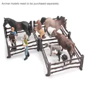 10Pc/Set Fence Decoration Model Simulation Farm Ranch DIY Sand Table Fence