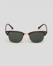 [Ray-Ban] Ray-Ban Men's Clubmaster Sunglasses in Tortoise One Size Tortoise