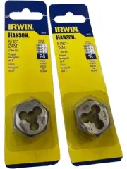 IRWIN Hanson 9429 & 9427, 5/16" - 18NC & 24NF Die **SALE**