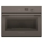 Fisher & Paykel 60cm Compact Combi-Steam Oven Minimal Series 7 - Grey Glass