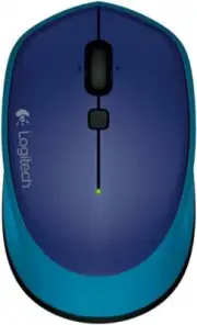 NIB Logitech Wireless Mouse M335 (Blue) with long-life battery and USB dongle