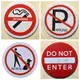 工業風禁止停車禁止吸煙禁止寵物禁止進入標示牌 指示牌 歡迎牌 商業空間 開店必備