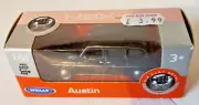 Welly Austin Series Die Cast Black Metal Car Pull-Back GO Nex Models