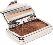 [SINTON] Metal Cigarette case for Pipe Tobacco Hookah Tobacco Loose Tobacco (Nickel)