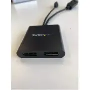Startech MSTMDP122DP 2-PORT MINI DISPLAYPORT TO DISPLAYPORT MULTI-MONITOR ADAPTE