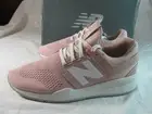 NIB WOMEN'S NEW BALANCE PINK LIFESTYLES 247 SNEAKERS WS247UI Size 11M