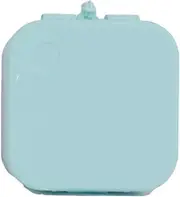 Retainer Container,Portable Silicone Slim Retainer Holder - Braces Box Orthodontic with Draining for Travel, Home
