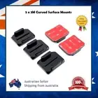5 x Curved Adhesive Mount Helmet Accessories For ALL Gopro Hero Cameras - Go Pro