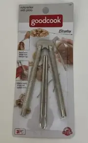 Good Cook Everyday Classic Nutcracker With 2 Picks Great For Nuts & Seafood New