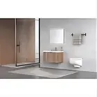 ✨750mm Fluted Timber Vanity – with Premium Sintered Stone Countertop