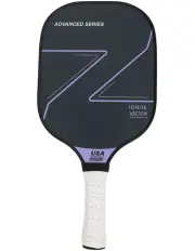 [BR Sports] Ignite Vector Graphite Carbon Fiber Pickleball Paddles Racket in Black/Purple