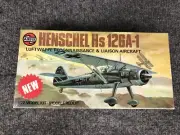 VINTAGE HENSCHEL HS 126A-1 AIRCRAFT MODEL KIT 1/72 SCALE NIOB