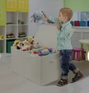 Sorbus Kids Toy Storage, Beige