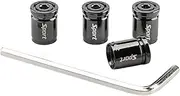 Tire Wheel Car Auto Caps - 4X Tire Wheel Valve Stem Caps | Locking Tire Valve Cover | Auto Locking Tire Valve Stem Caps | Tire Valve Cover, for Car, Motorcycle,