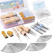 Mayboos 132 Pcs Wool Felting Needles, Felting Supplies, Felting Tool with 3 Sizes, for Beginner Professional