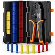Crimping Pliers Butt Connector Set 0.346mmฒ Cable Lug Pliers With 3 Types Of Ins