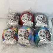 18 Rolls RED HEART SUPER SAVER..TANGLE-FREE..Multiple COLORS.