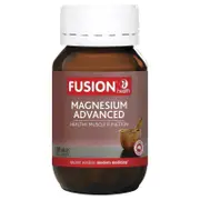 Fusion Magnesium Advanced - 120 Vegan Tablets with Glycinate & Citrate