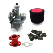 Carburetor Air Filter Intake Manifold Kit GX200 196cc Clones Mini Bike Go Kart