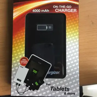 『Outlet國際』Energizer 平板專用移動電源 XP4003 容量4000mAh