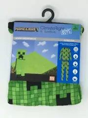 ClimateRight by CuddlDuds Boys Large 10/12 Thermal Top & Pant Set - Minecraft