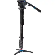 Benro Aluminum 4 Series Flip-Lock Video Monopod Kit w/S6 Fluid Head A48FDS6