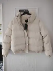 Brave Soul Puffer Jacket Warm Size 16 New With Tags