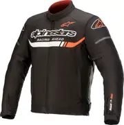 Alpinestars T-SP S Ignition, textile jacket waterproof , color: Black/White/Neon-Red , size: XL