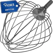 Whisk Quirle for Food Processor Replacement for KW712214 Kenwood for Food Processors Chef XL Major Cooking Chef Whisk Stainless Steel 9 Wires