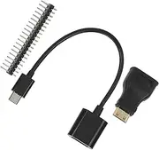 Pin Kit Mini HD to HD Adapter Micro USB to USB Female Power Cord 40P